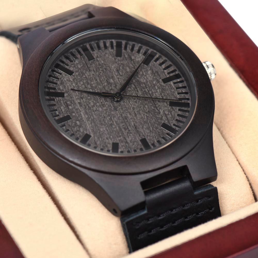 Plain Jane Wooden Watch (no engraving)