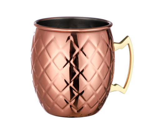 Moscow Mule Cup Copper-plated Hammer Point