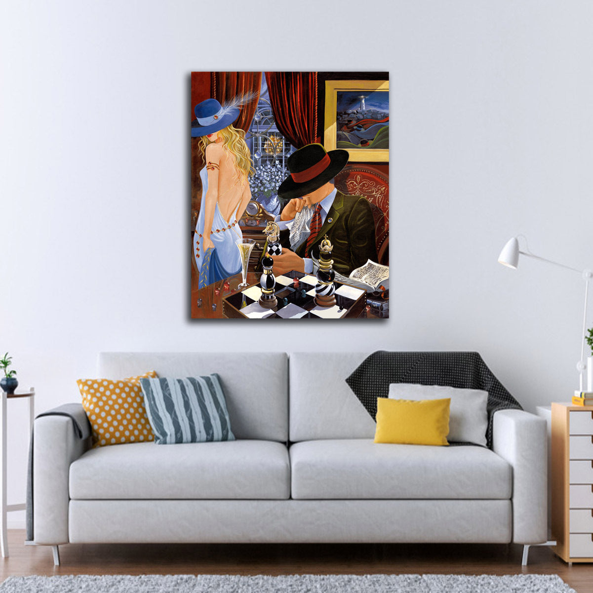 Modern oil painting for home decoration