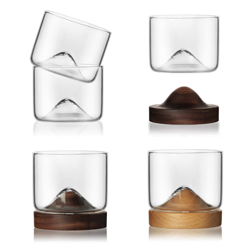 Creative whiskey glass foreign wine glass