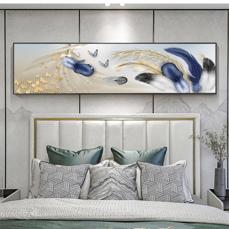 Modern Simple Bedroom Decorative Painting Hotel Room Hanging Painting