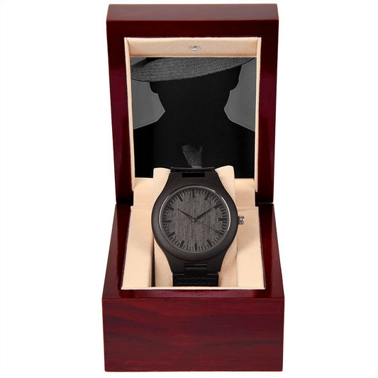 Plain Jane Wooden Watch (no engraving)