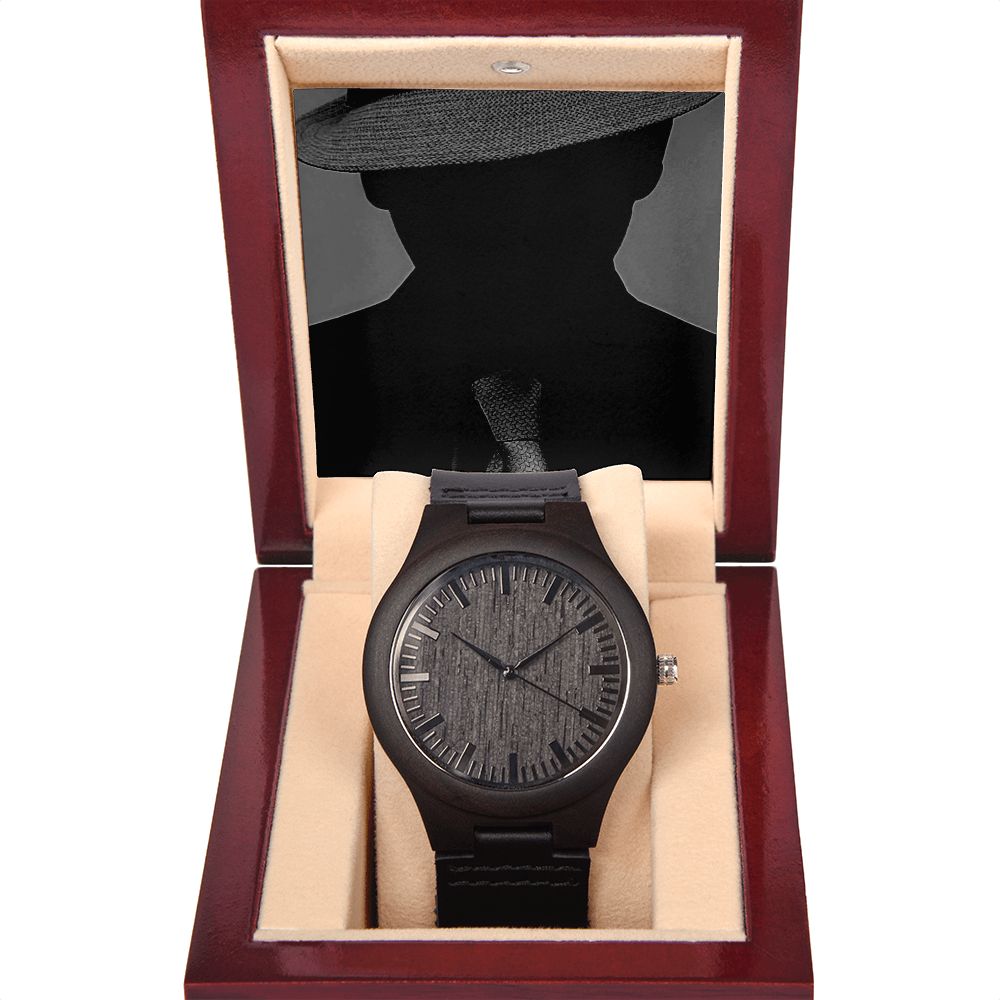 Plain Jane Wooden Watch (no engraving)
